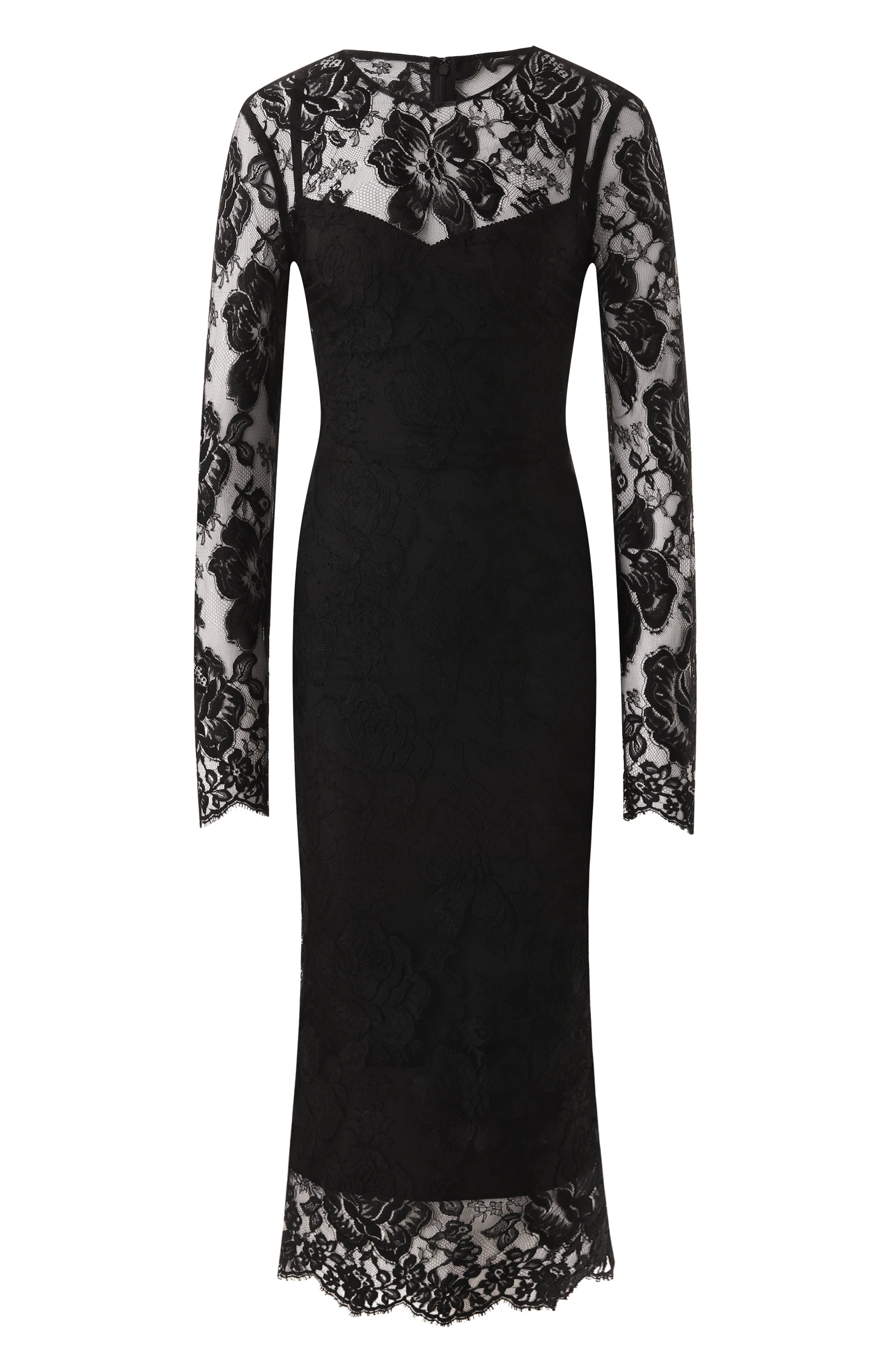 Платье из вискозы и хл опка DOLCE & GABBANA, арт. F6JACT/HLM4A, фото 1