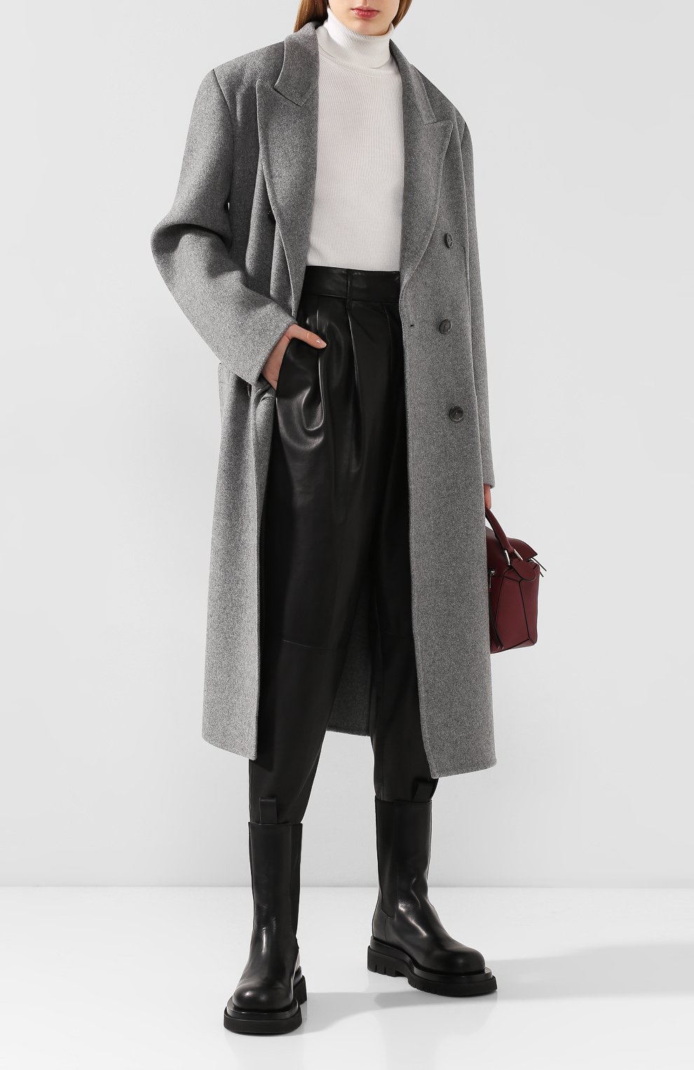 Двубортное пальто из кашемира MAISON MARGIELA, арт. S51AA0217/S52150, фото 2