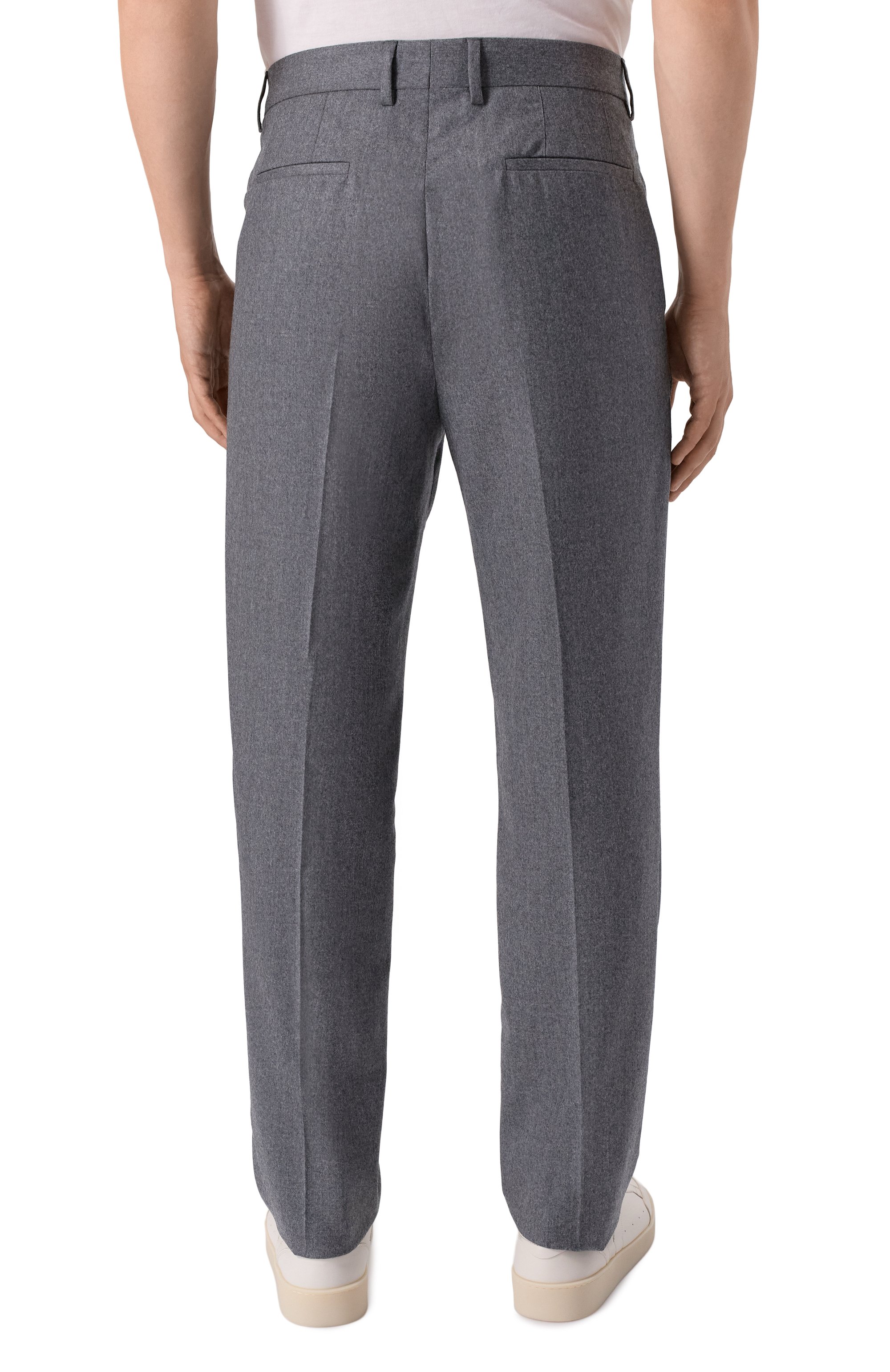 Шерстяные брюки BRUNELLO CUCINELLI, арт. ME226E1950, фото 4