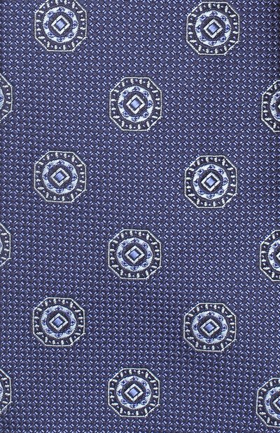 Шелковый галстук CANALI темно-синего цвета по цене 10600 руб., арт. 18/HJ02323, фото 3 Шелковый галстук CANALI, арт. 18/HJ02323, фото 3