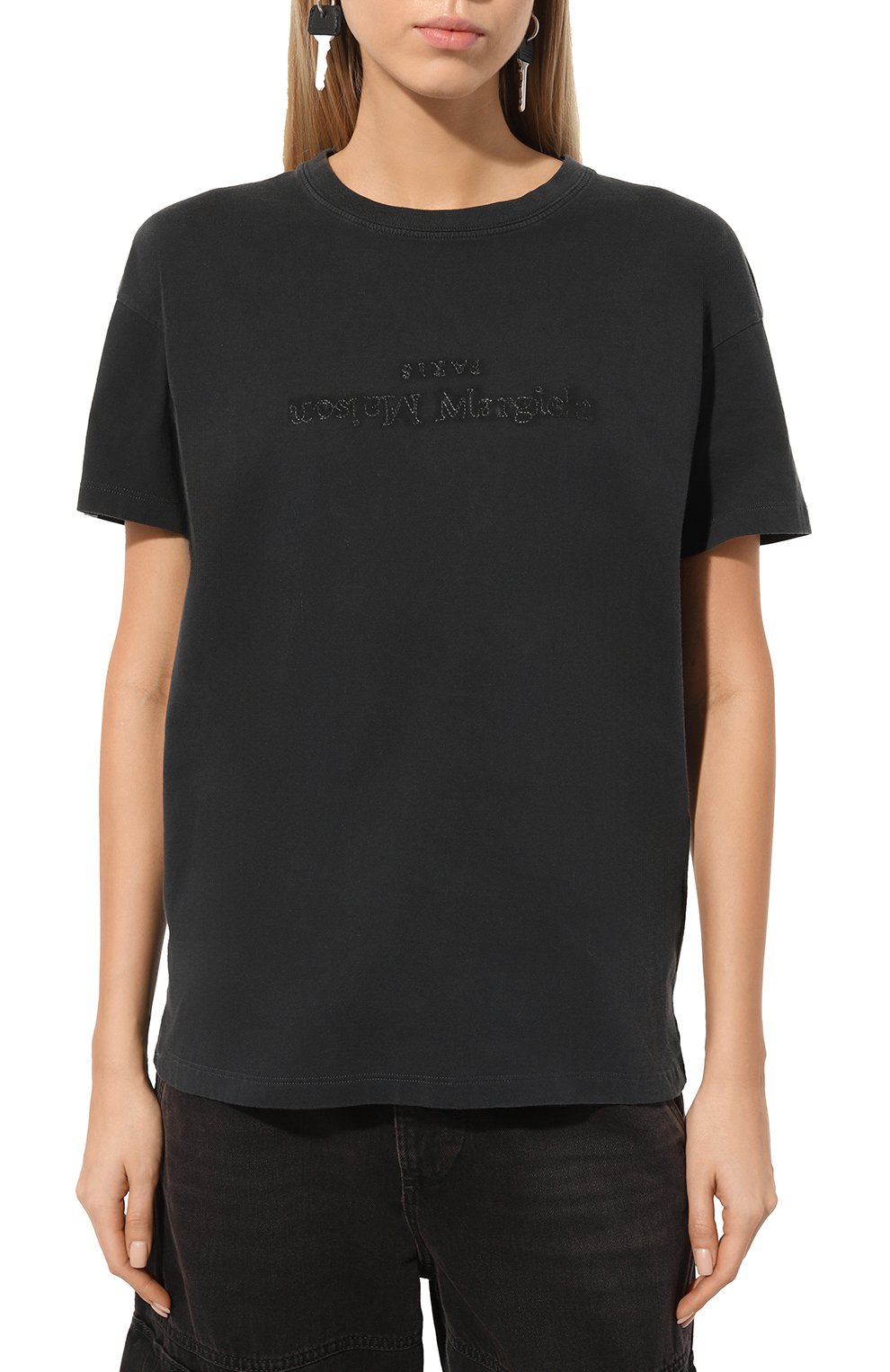 Хлопковая футболка MAISON MARGIELA, арт. S51GC0533/S20079, фото 3