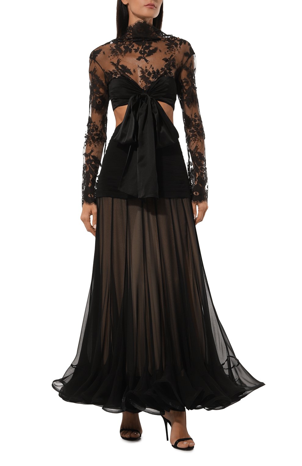 Комбинированное платье ZIMMERMANN, арт. 1491DF241, фото 3