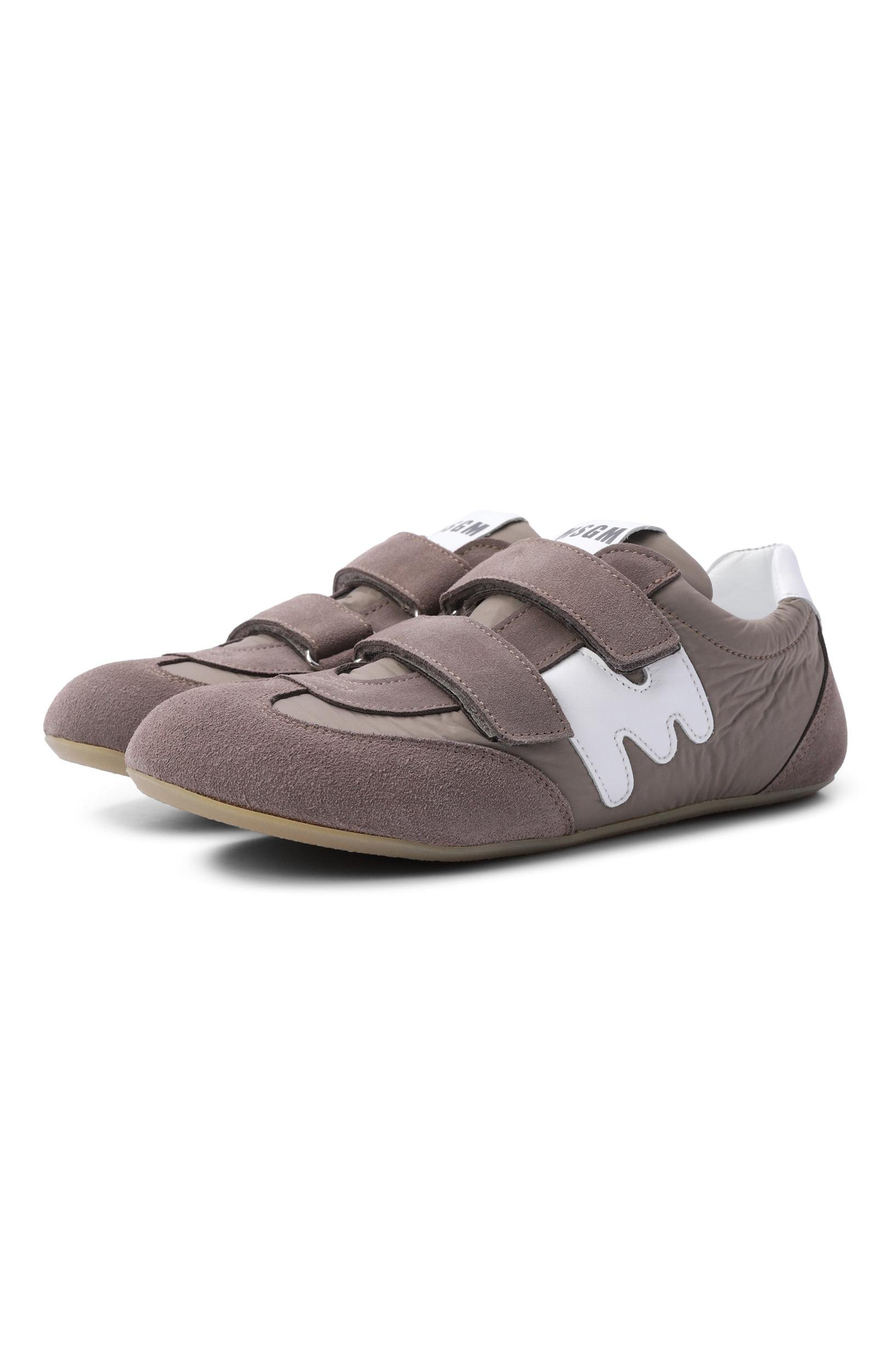 Комбинированные кеды MSGM KIDS, арт. 83969/VAR2_001, фото 1