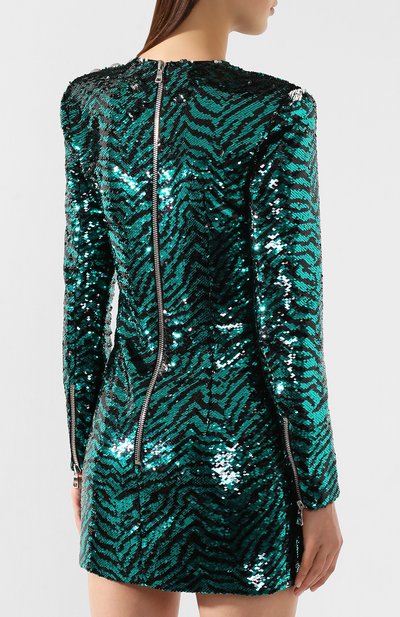 Платье с пайетками BALMAIN, арт. TF06200/X381, фото 4