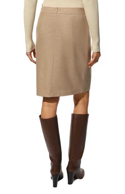 Юбка из шерсти и кашемира AGREEG кремового цвета по цене 90000 руб., арт. 14050902, фото 4 Юбка из шерсти и кашемира AGREEG, арт. 14050902, фото 4