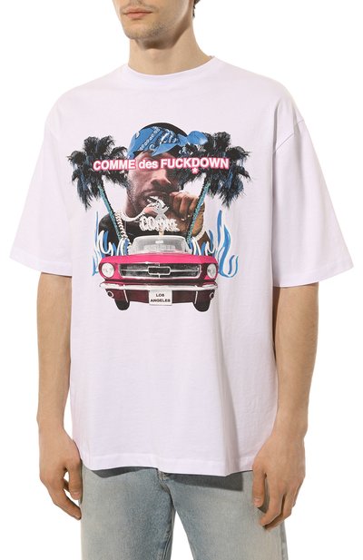 Хлопковая футболка COMME DES FUCKDOWN, арт. CDFU2284, фото 3
