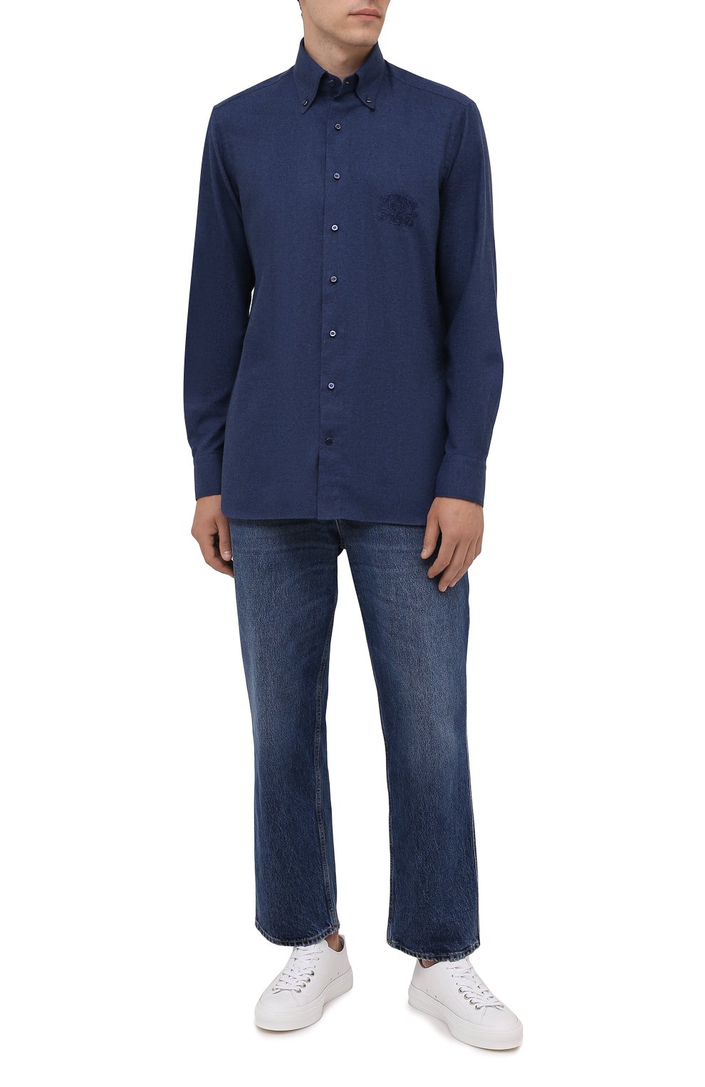 Хлопковая рубашка ZILLI, арт. MFW-45007-301082/ZS180, фото 2