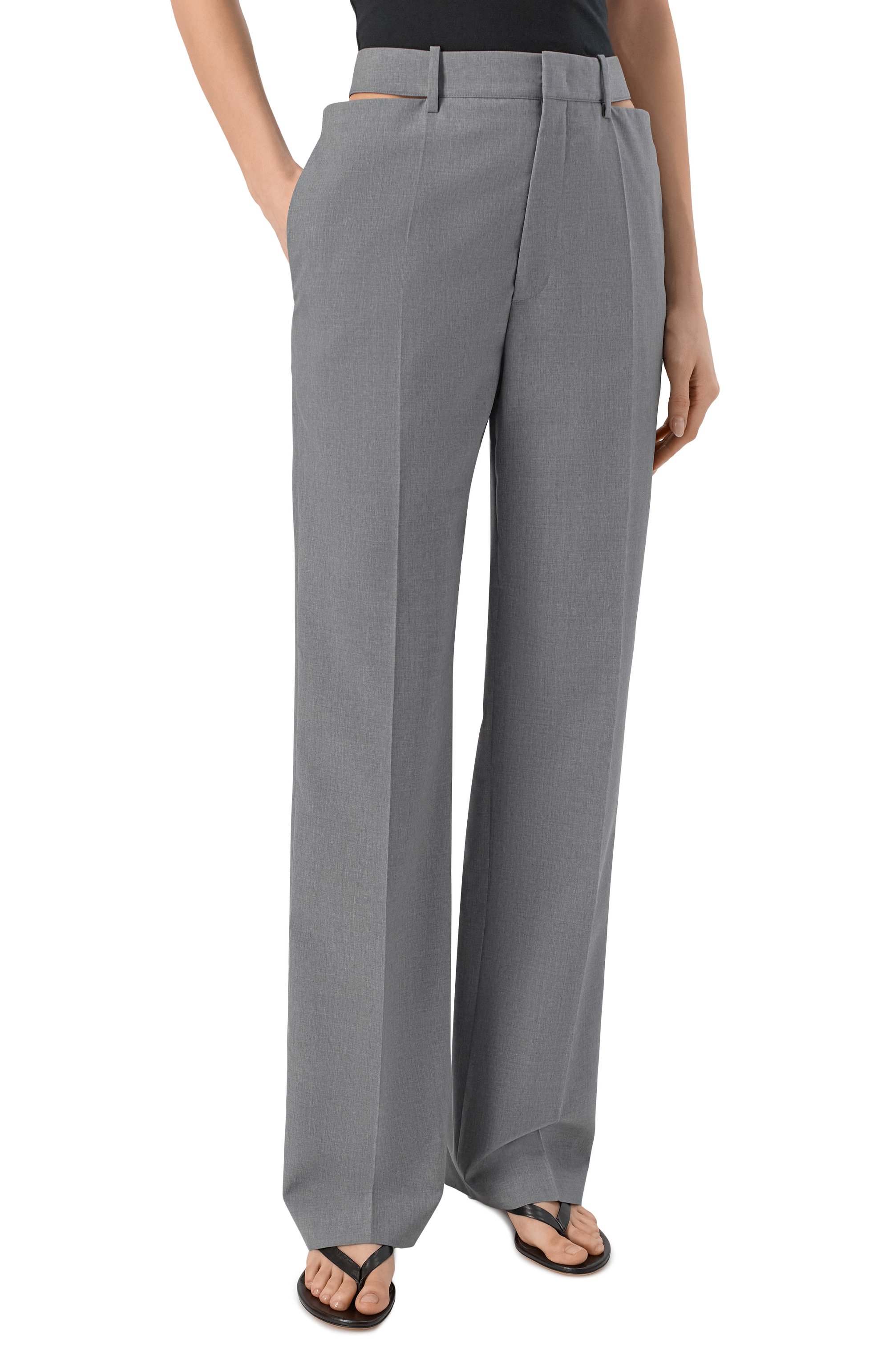 Шерстяные брюки JIL SANDER, арт. J03KA0342/J40249, фото 3
