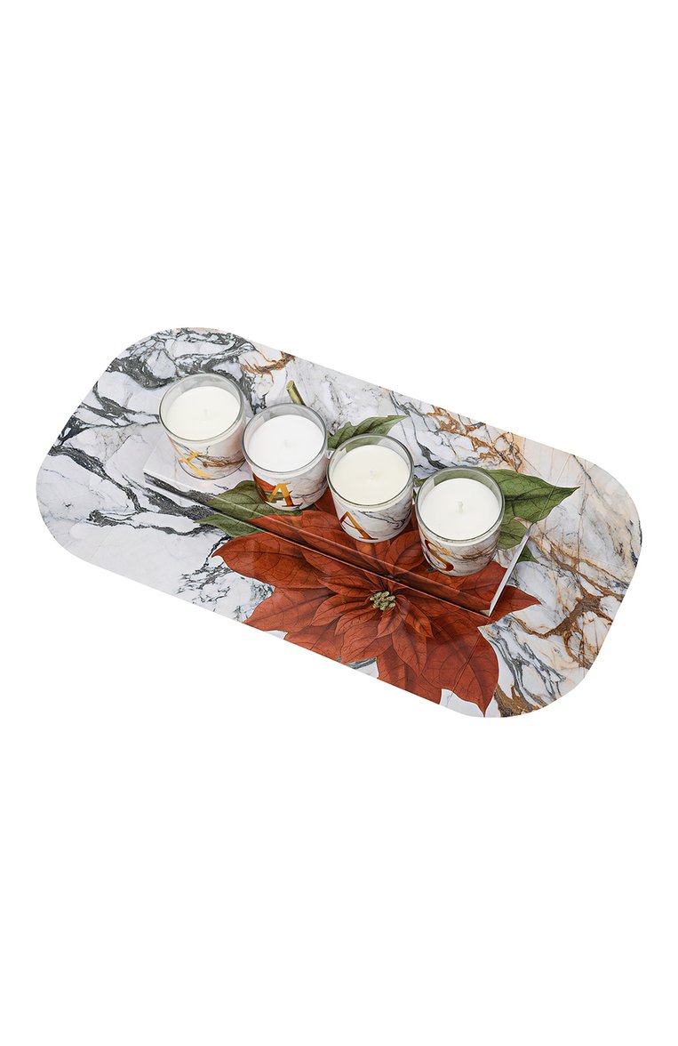 Набор ароматических свечей xmas (4x70g) PERNICI бесцветного цвета, арт. 8001962087971 | Фото 3 (Региональные ограничения белый список (Axapta Mercury): Не проставлено; Нос: Не проставлено; Ограничения доставки: flammable, fragile-2)