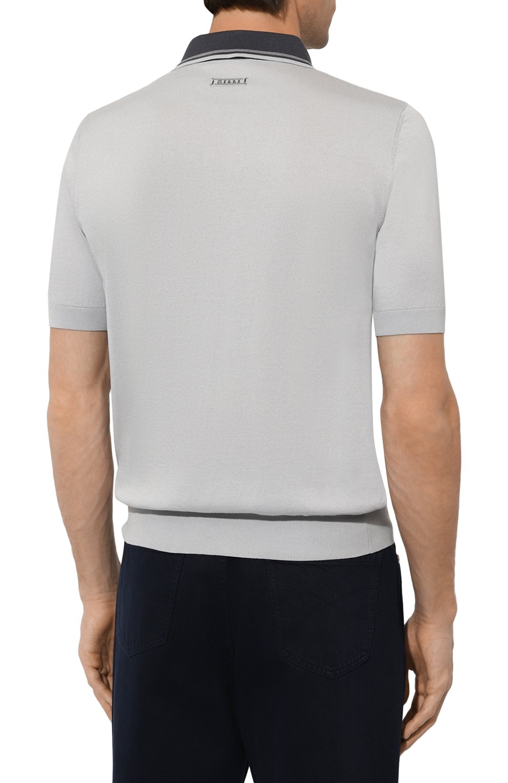 Поло из хлопка и шелка ZILLI, арт. KZP002M0142VUC000M, фото 4
