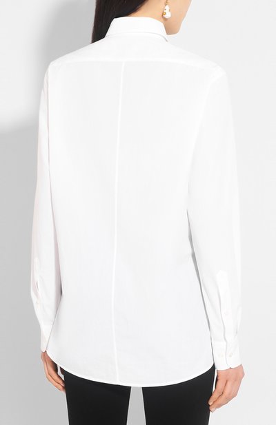 Хлопковая рубашка DRIES VAN NOTEN, арт. 201-10758-9245, фото 4