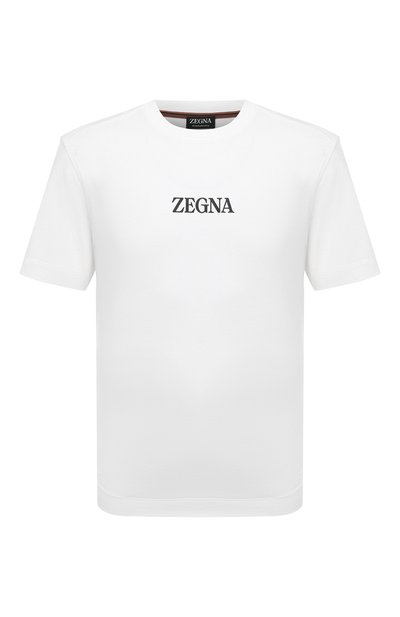 Мужская хлопковая футболка ZEGNA, арт. E7364/A777