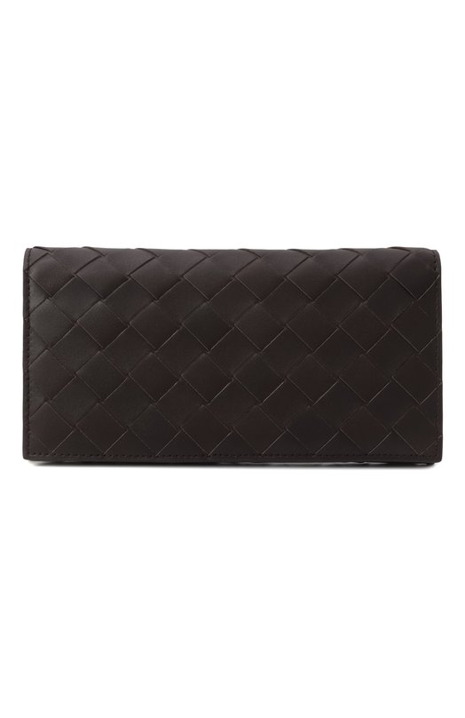 Кожаное портмоне Bottega Veneta 749436/VCPQ4 Коричневый 749436/VCPQ4