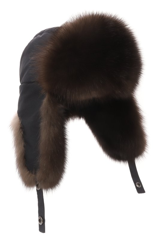 Шапка-ушанка AntiStorm с отделкой из меха соболя Black Sable BS-005AF2 Синий BS-005AF2