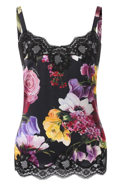 Женский шелковый топ DOLCE & GABBANA, арт. 07A00T/FSAX4