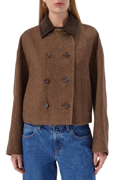 Полупальто из шерсти и льна JUUN.J, арт. JW5X30W52, фото 3