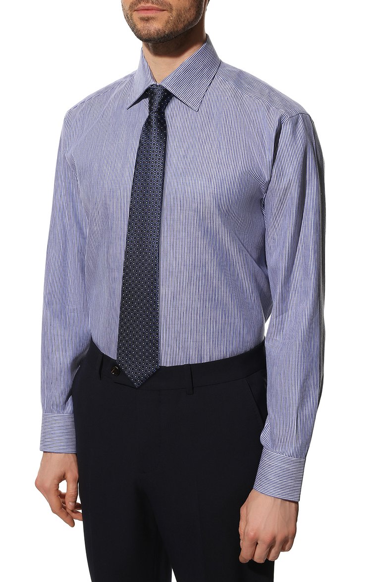 Сорочка из хлопка и льна BRIONI, арт. RCA20M/P105C, фото 4