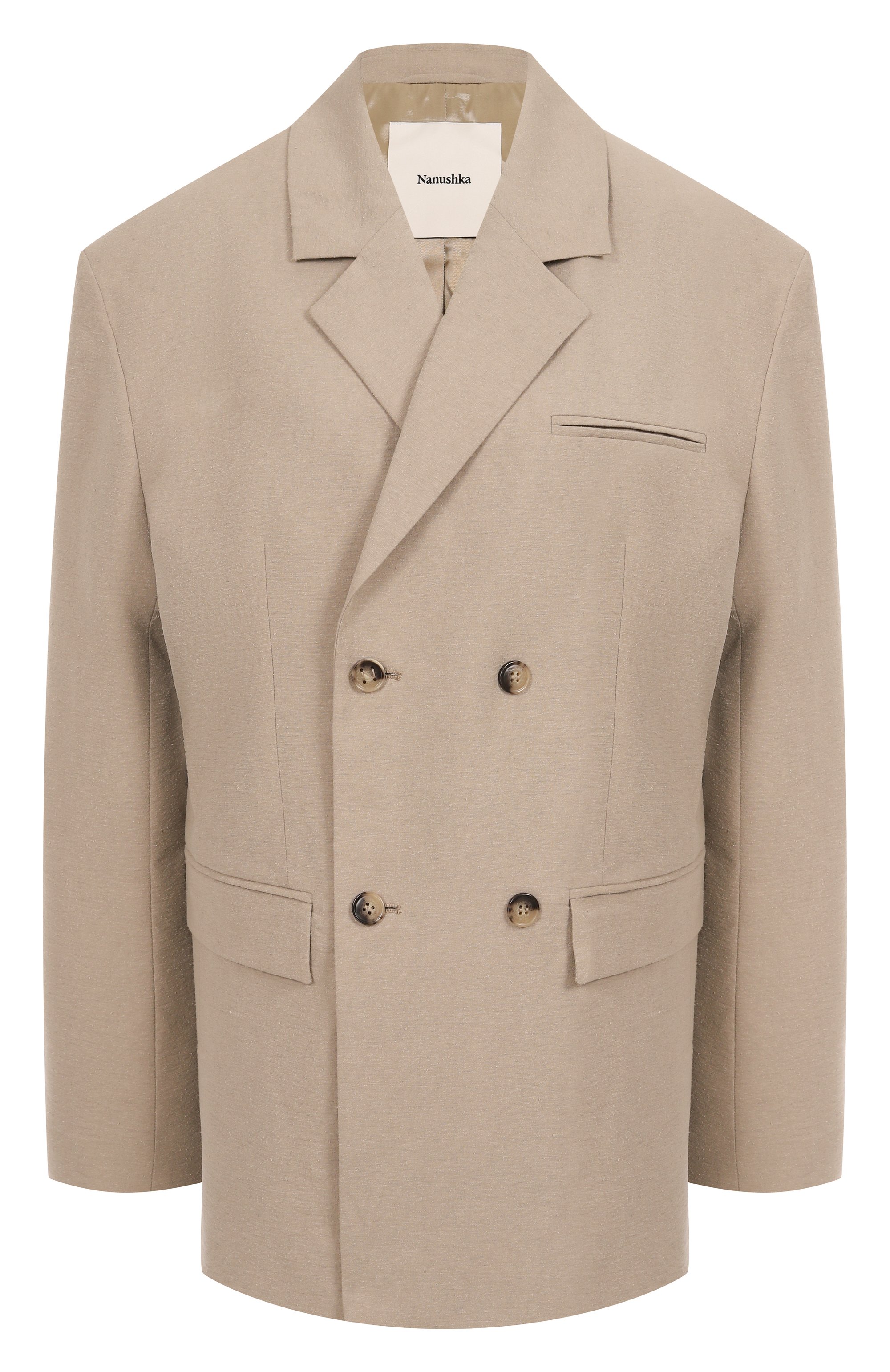 Шелковый жакет NANUSHKA, арт. NW25SS0W26092, фото 1