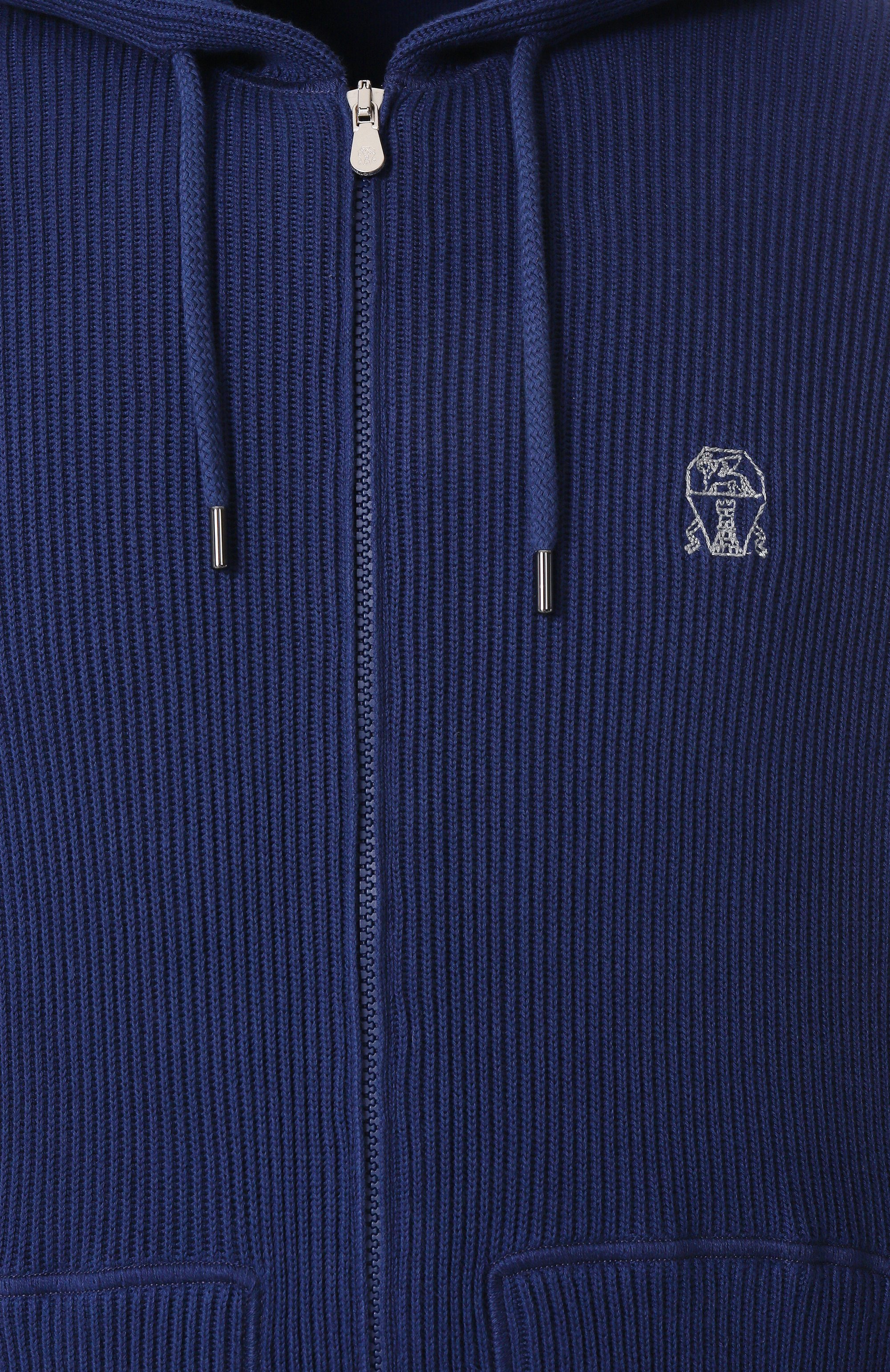 Хлопковый кардиган BRUNELLO CUCINELLI, арт. M29200416G, фото 6