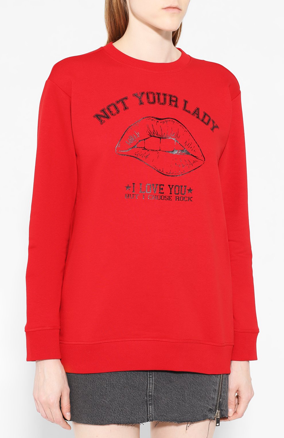 Хлопковый свитшот REDVALENTINO красного цвета по цене 19650 руб., арт. SR0MF02C/4PE, фото 3 Хлопковый свитшот REDVALENTINO, арт. SR0MF02C/4PE, фото 3