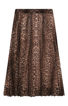 Детская юбка ROBERTO CAVALLI леопардового цвета, арт. RJT305/7GG65/12A-16A | Фото 2 (Случай: Повседневный; Материал внешний: Синтетический материал; Материал сплава: Проставлено; Нос: Не проставлено; Материал подклада: Купро)