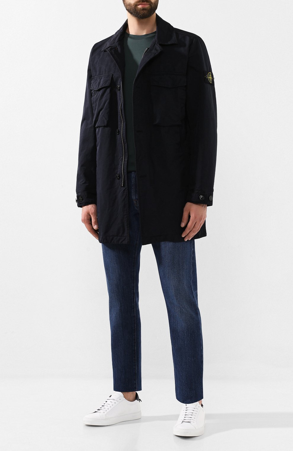 Хлопковый лонгслив STONE ISLAND, арт. 711522713, фото 2