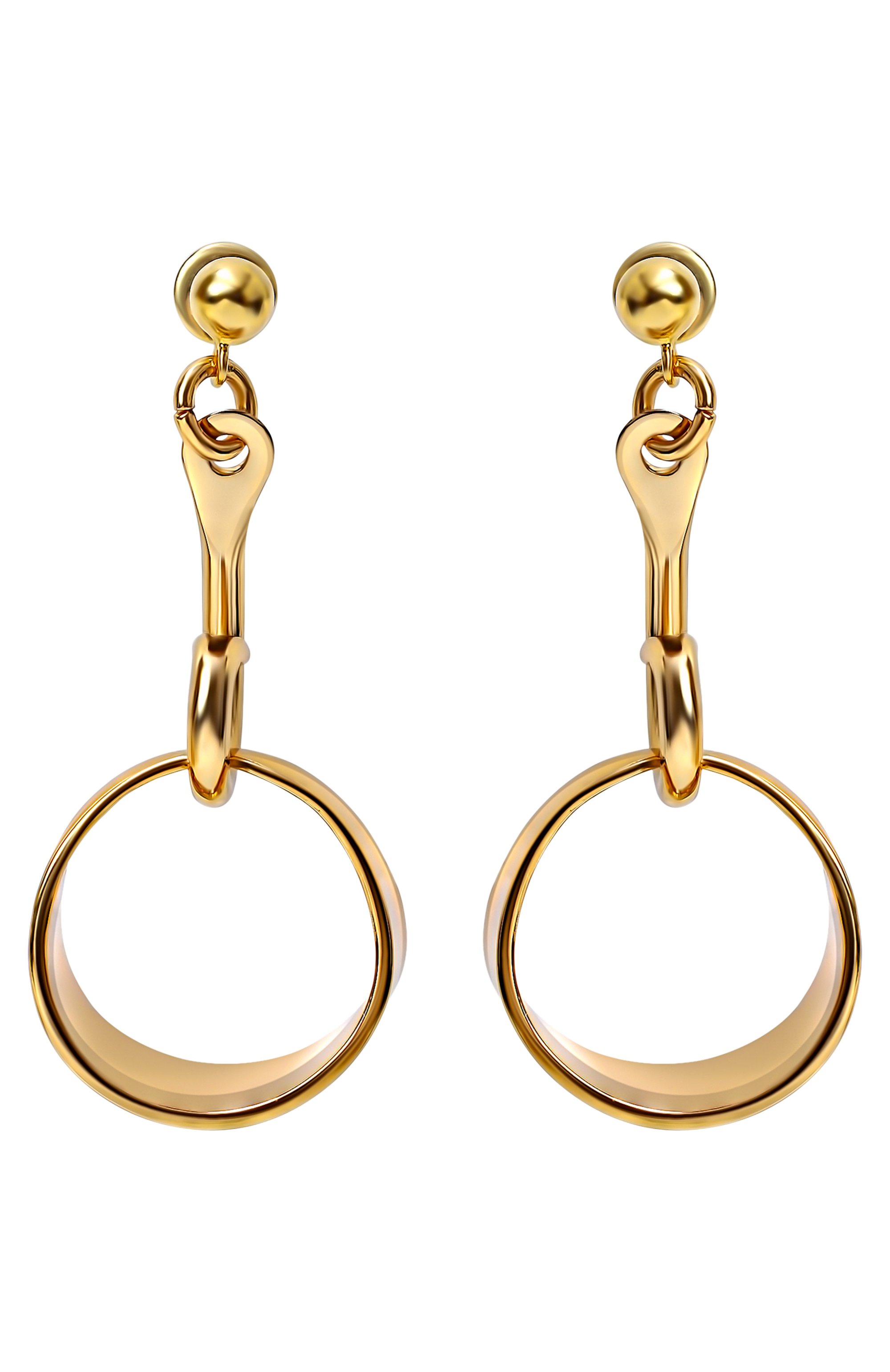 Серьги TOHUM, арт. THM NM CL EA 05 SS/GP/G0LD/M, фото 1