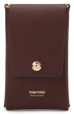 Кожаный чехол для iphone TOM FORD бордового цвета, арт. Y0302T-LCL081 | Фото 1 (Женское Кросс-КТ: Кожа iPhone; Региональные ограничения белый список (Axapta Mercury): Не проставлено, RU; Материал: Натуральная кожа; Нос: Не проставлено)