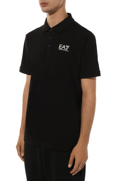 Хлопковое поло EA7, арт. 6DPF16/PJVQZ/XL, фото 3