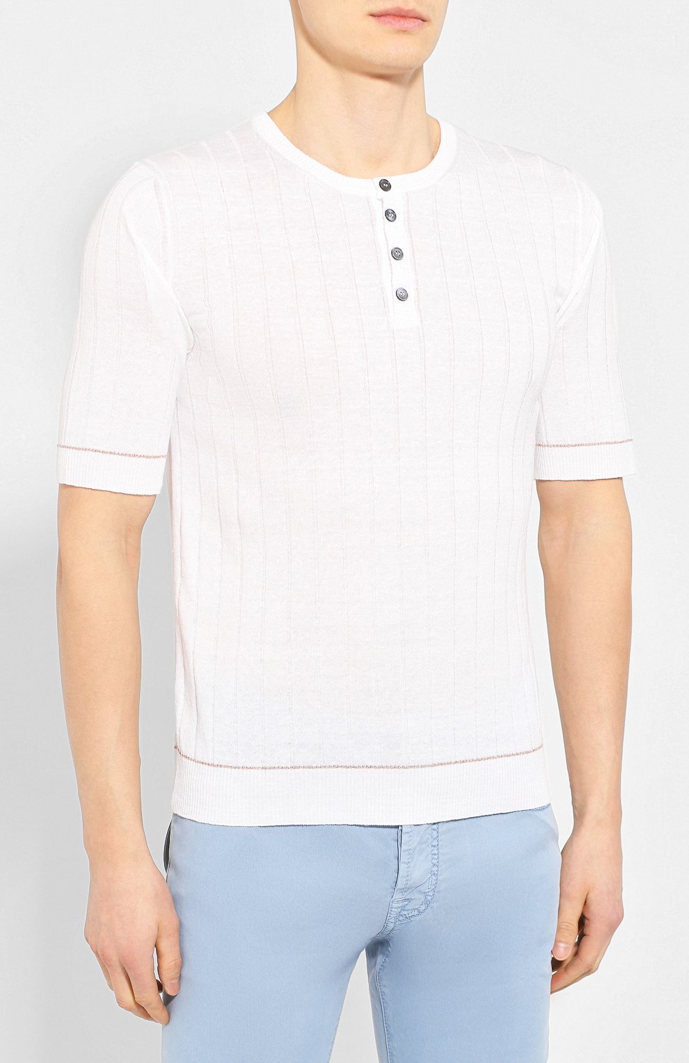 Джемпер из смеси льна и хлопка ELEVENTY PLATINUM, арт. A76MAGA20 MAG0A031, фото 3