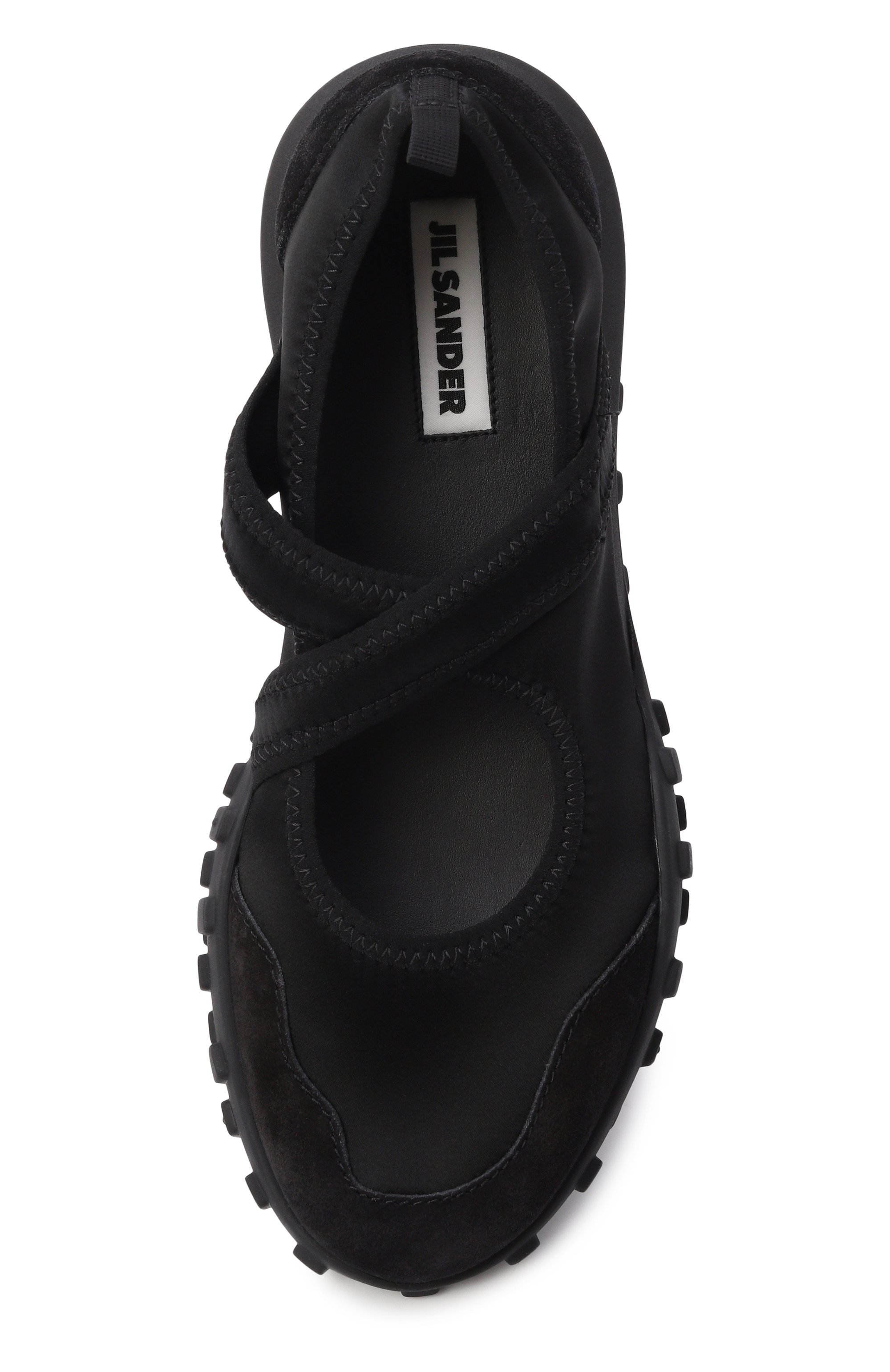 Текстильные кроссовки moon ballerina JIL SANDER, арт. J15WS0039/P7607, фото 6