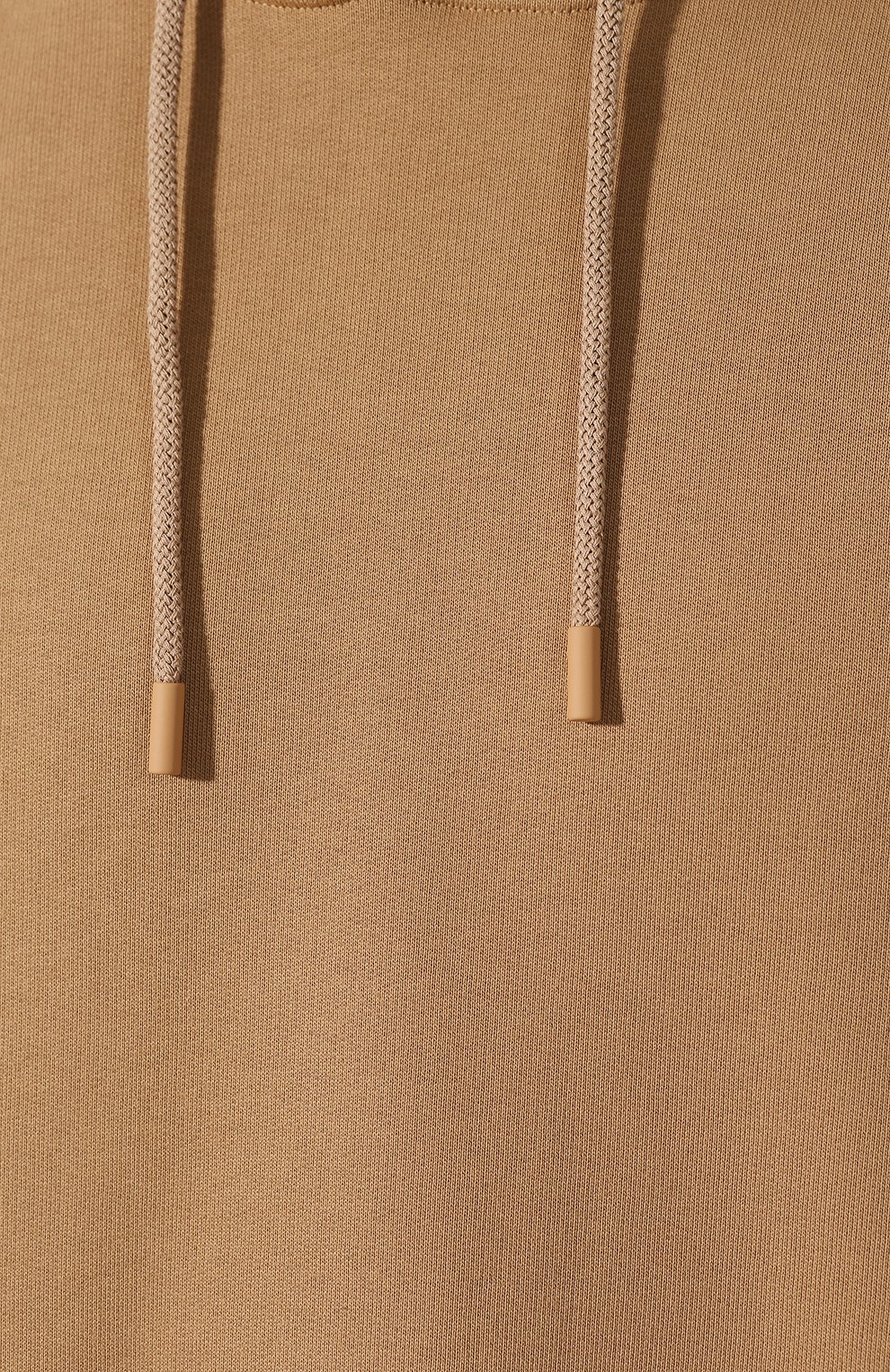 Хлопковое худи BOTTEGA VENETA бежевого цвета по цене 98900 руб., арт. 575609/VKAC0, фото 5 Хлопковое худи BOTTEGA VENETA, арт. 575609/VKAC0, фото 5