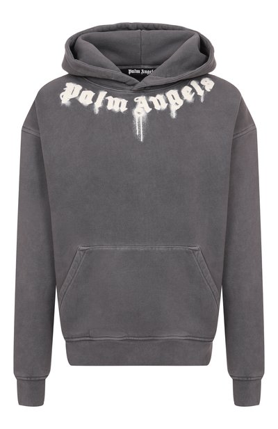 Мужской хлопковое худи PALM ANGELS, арт. PMBB17DF25FLE003