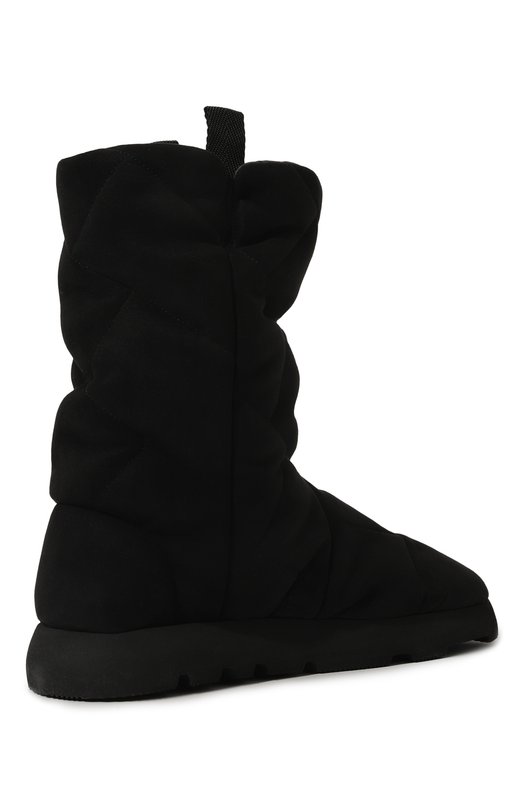 Текстильные сапоги Piumestudio Чёрный, фото 5