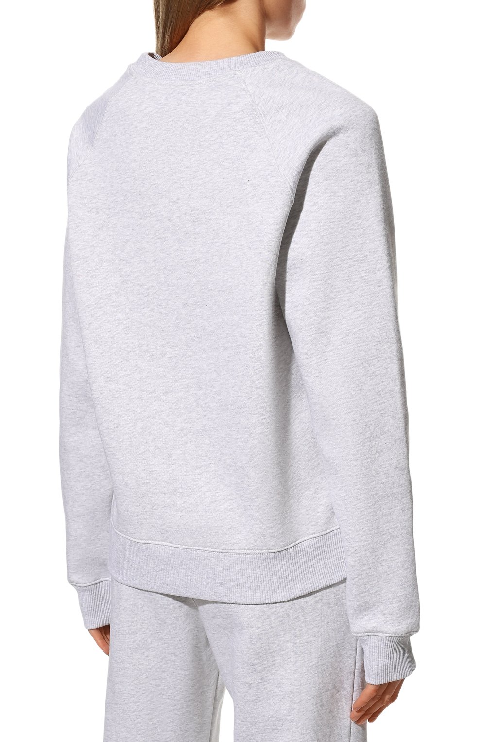 Хлопковый свитшот MSGM серого цвета по цене 21350 руб., арт. 2000MDM503 200004, фото 4 Хлопковый свитшот MSGM, арт. 2000MDM503 200004, фото 4