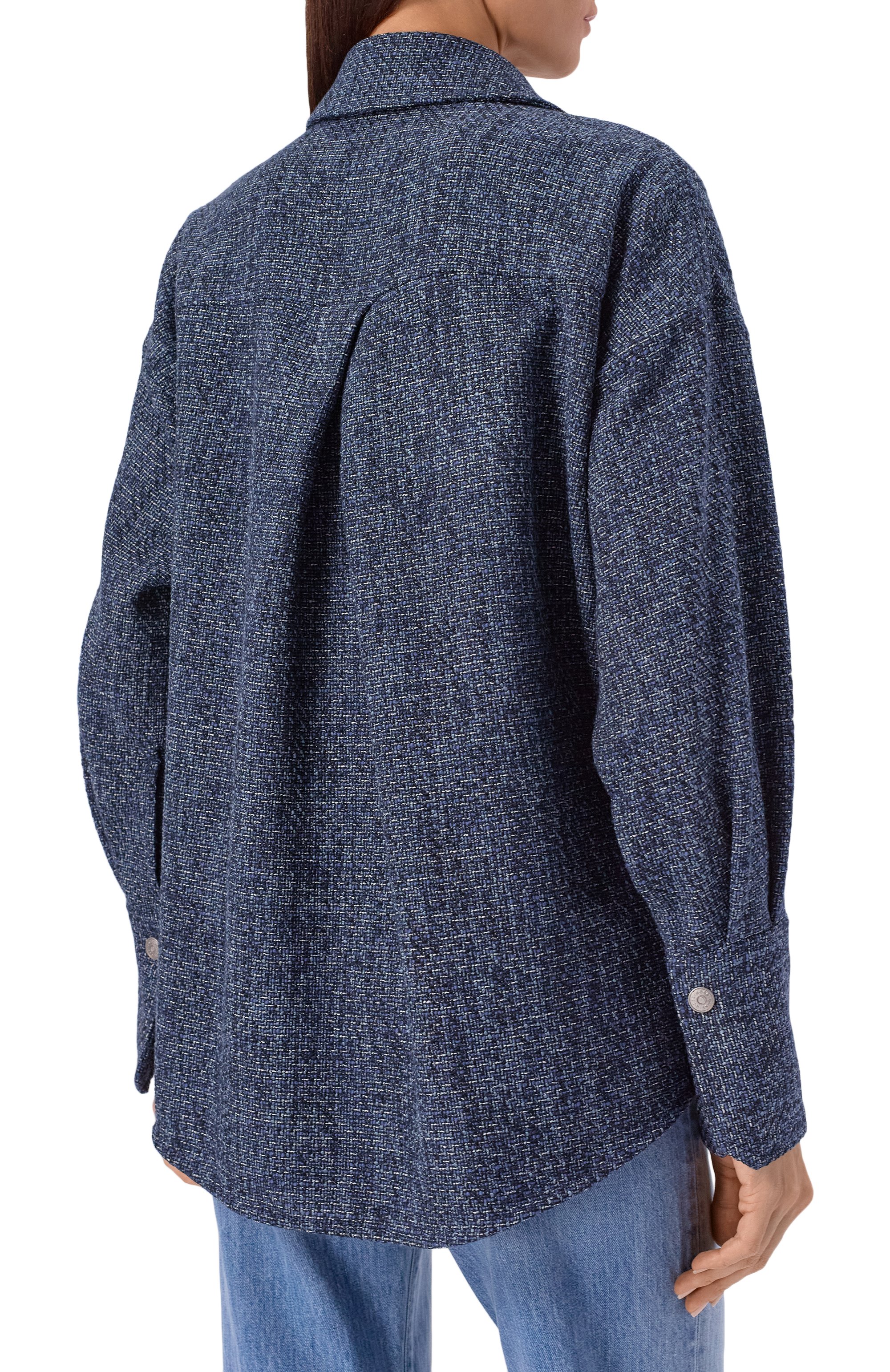 Твидовая рубашка BOSS ORANGE, арт. 50551844, фото 4