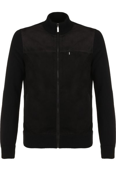 Кашемировый бомбер ZILLI черного цвета по цене 354500 руб., арт. MBQ-BL185-CLAS1/ML01, фото 1 Кашемировый бомбер ZILLI, арт. MBQ-BL185-CLAS1/ML01, фото 1