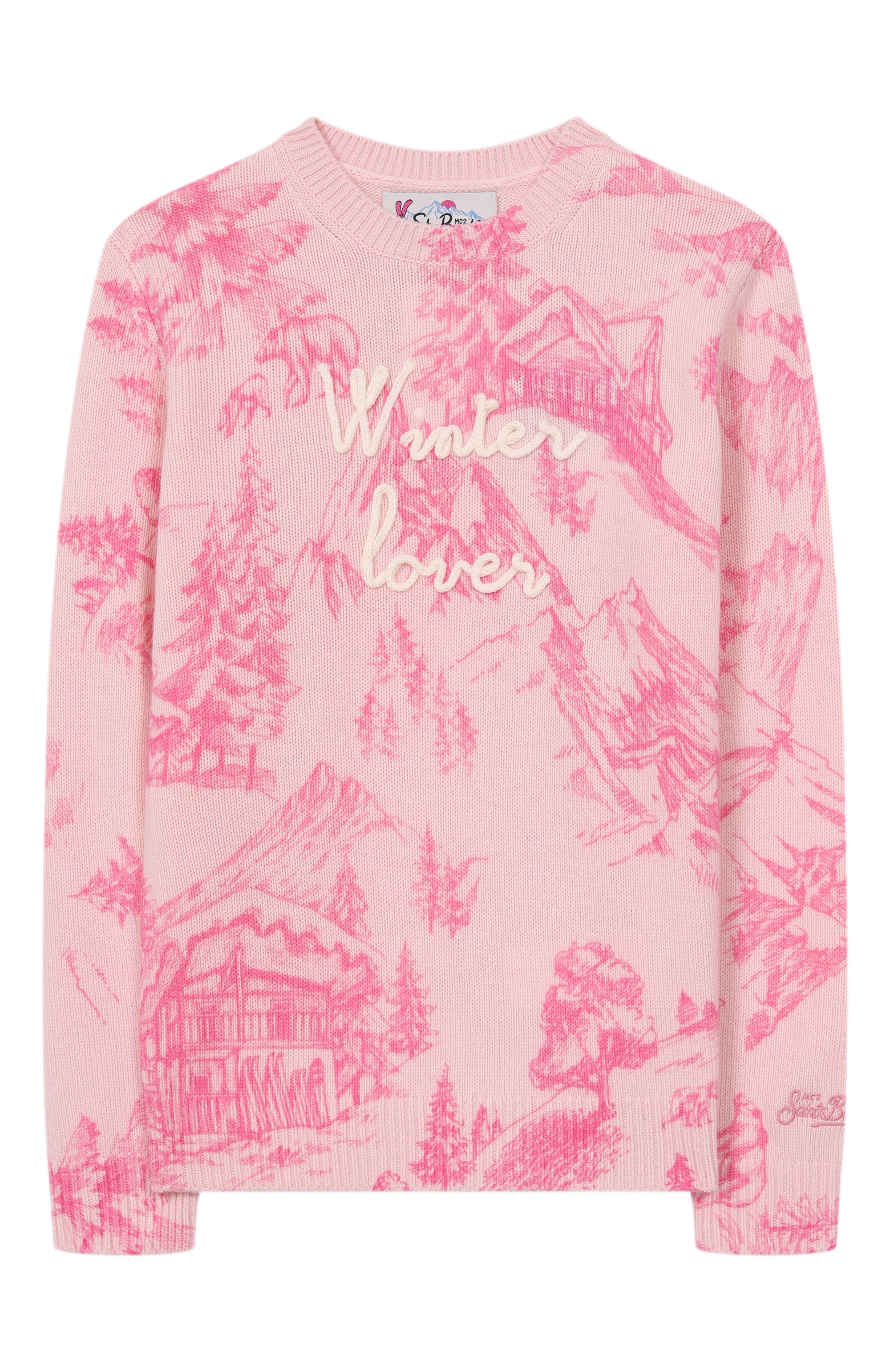 Пуловер из шерсти и вискозы MC2 SAINT BARTH, арт. PRC0015-01771I/PRINCESS PRINT_001, фото 1