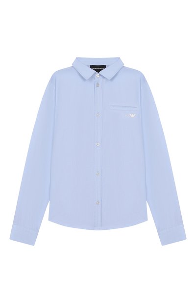 Хлопковая рубашка EMPORIO ARMANI, арт. EB000621/AF19065