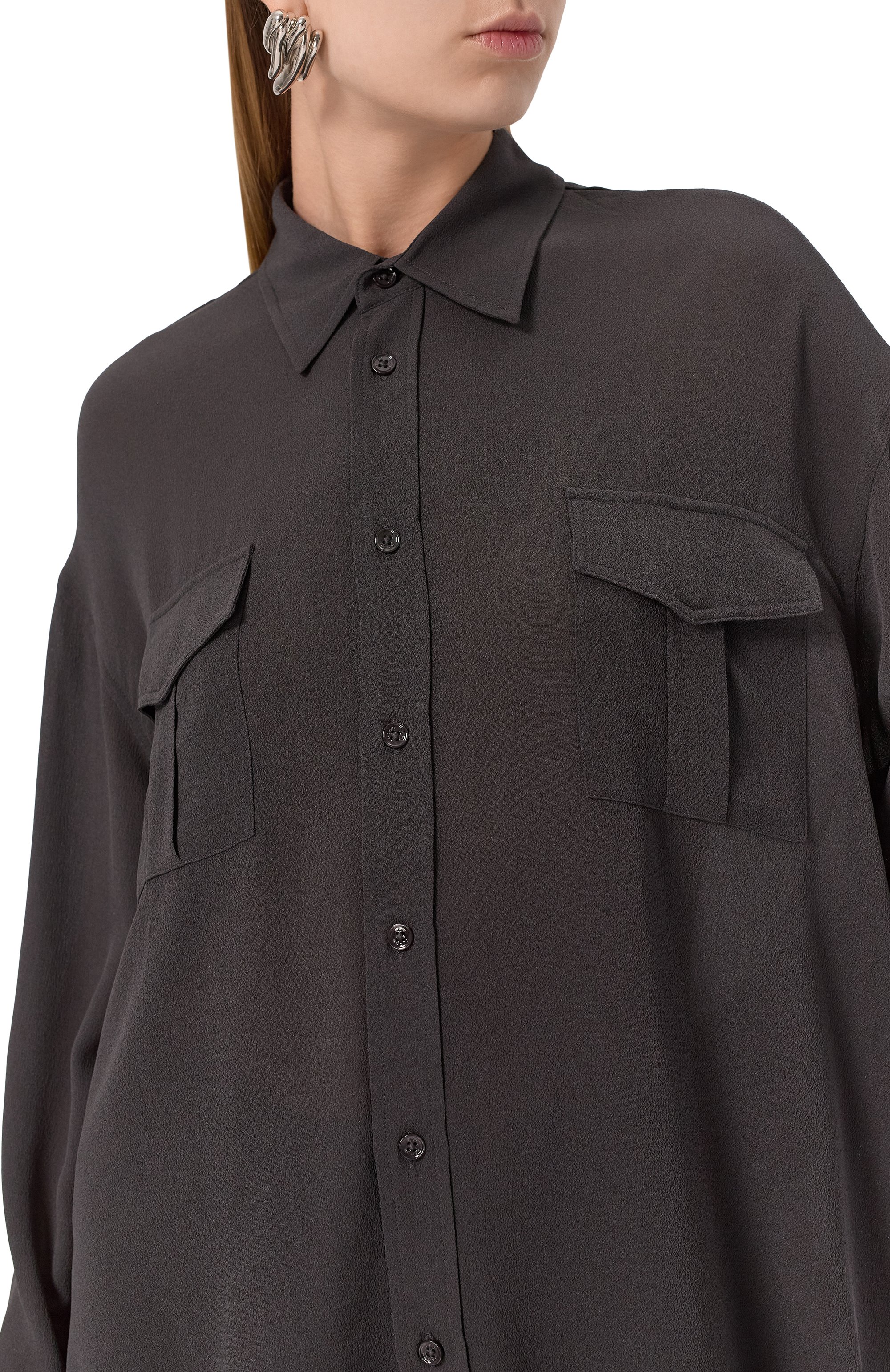 Шелковая рубашка JACOB LEE, арт. WSS022SS25B0, фото 5