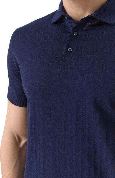Хлопковое поло CORNELIANI, арт. 25G521-2525007, фото 5