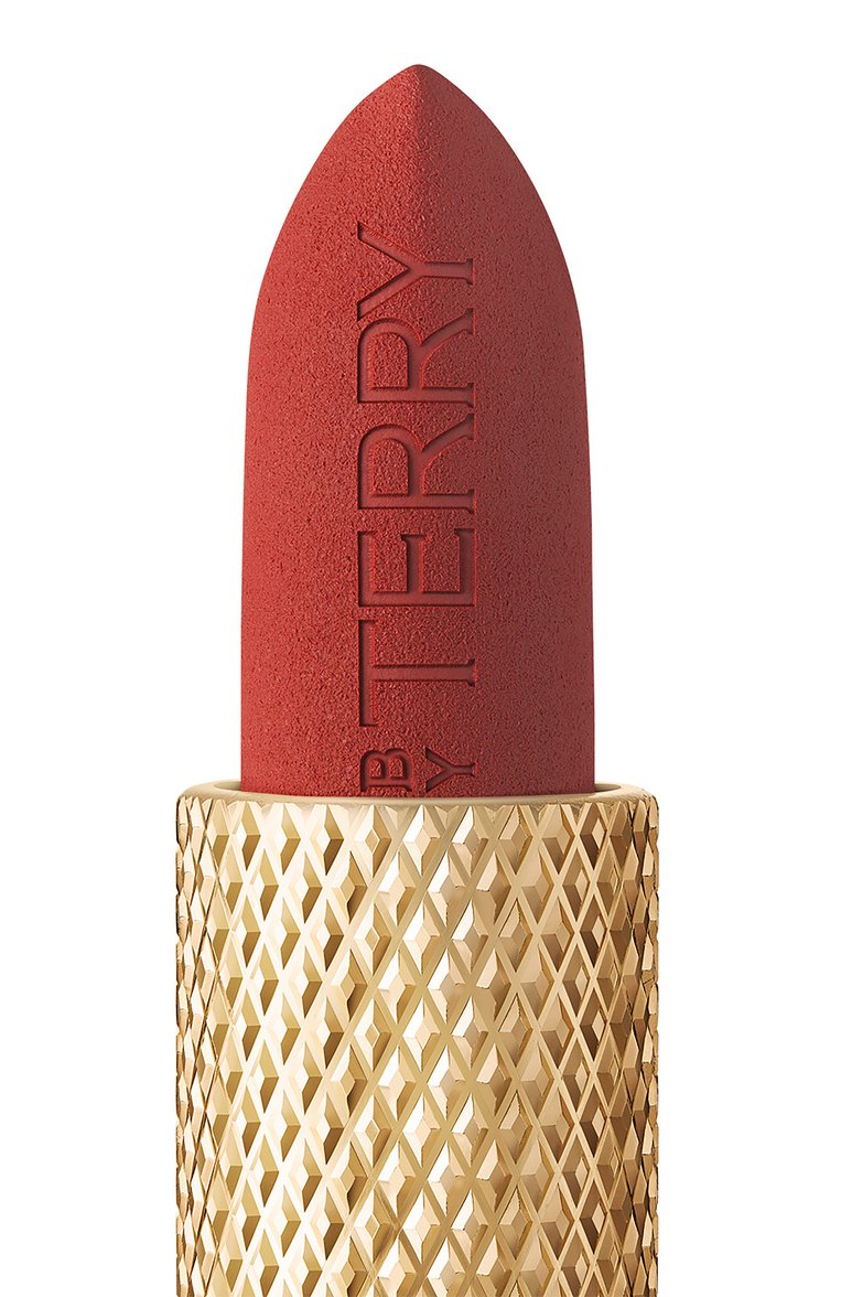 Увлажняющая помада с матовым финишем rouge opulent, оттенок 4 rosewood mood (3,5g) BY TERRY  цвета, арт. V24000204 | Фото 3 (Нос: Не проставлено; Региональные ограничения белый список (Axapta Mercury): Не проставлено; Финишное покрытие: Матовый)