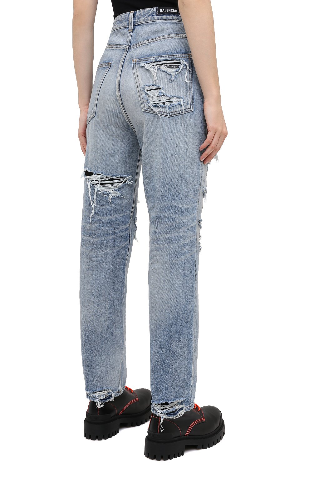 Джинсы BALENCIAGA голубого цвета по цене 95950 руб., арт. 643020/TDW14, фото 4 Джинсы BALENCIAGA, арт. 643020/TDW14, фото 4