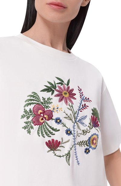 Хлопковая футболка WEEKEND MAX MARA, арт. WKDSABAT0, фото 5