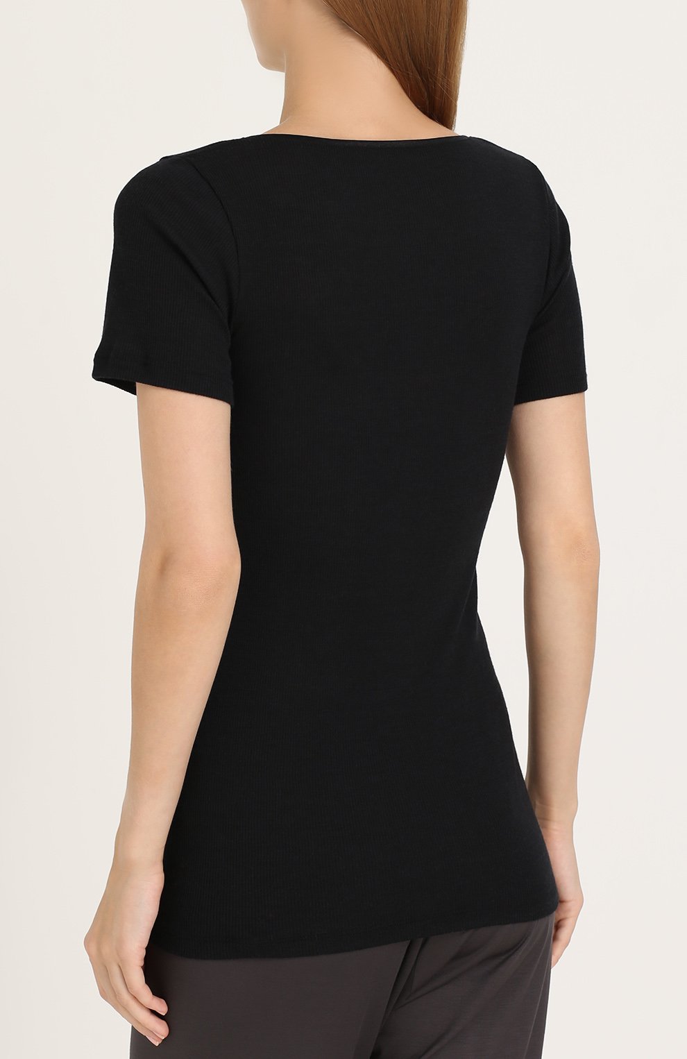 Облегающая футболка с кружевной отделкой MEY, арт. 66810, фото 4