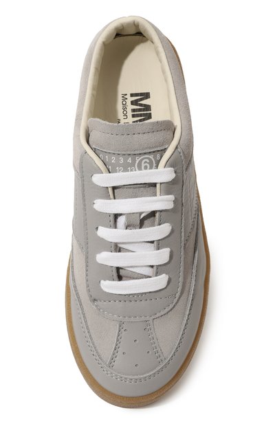 Кожаные кеды MM6, арт. 79719 VAR1/28-35, фото 4