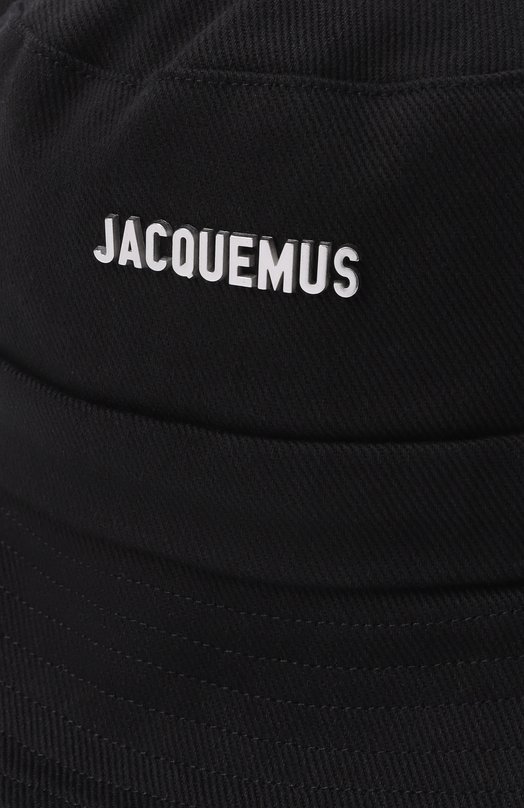 Хлопковая панама Jacquemus 22HACU00001/AE00014 Чёрный  22HACU00001/AE00014 Фото 3