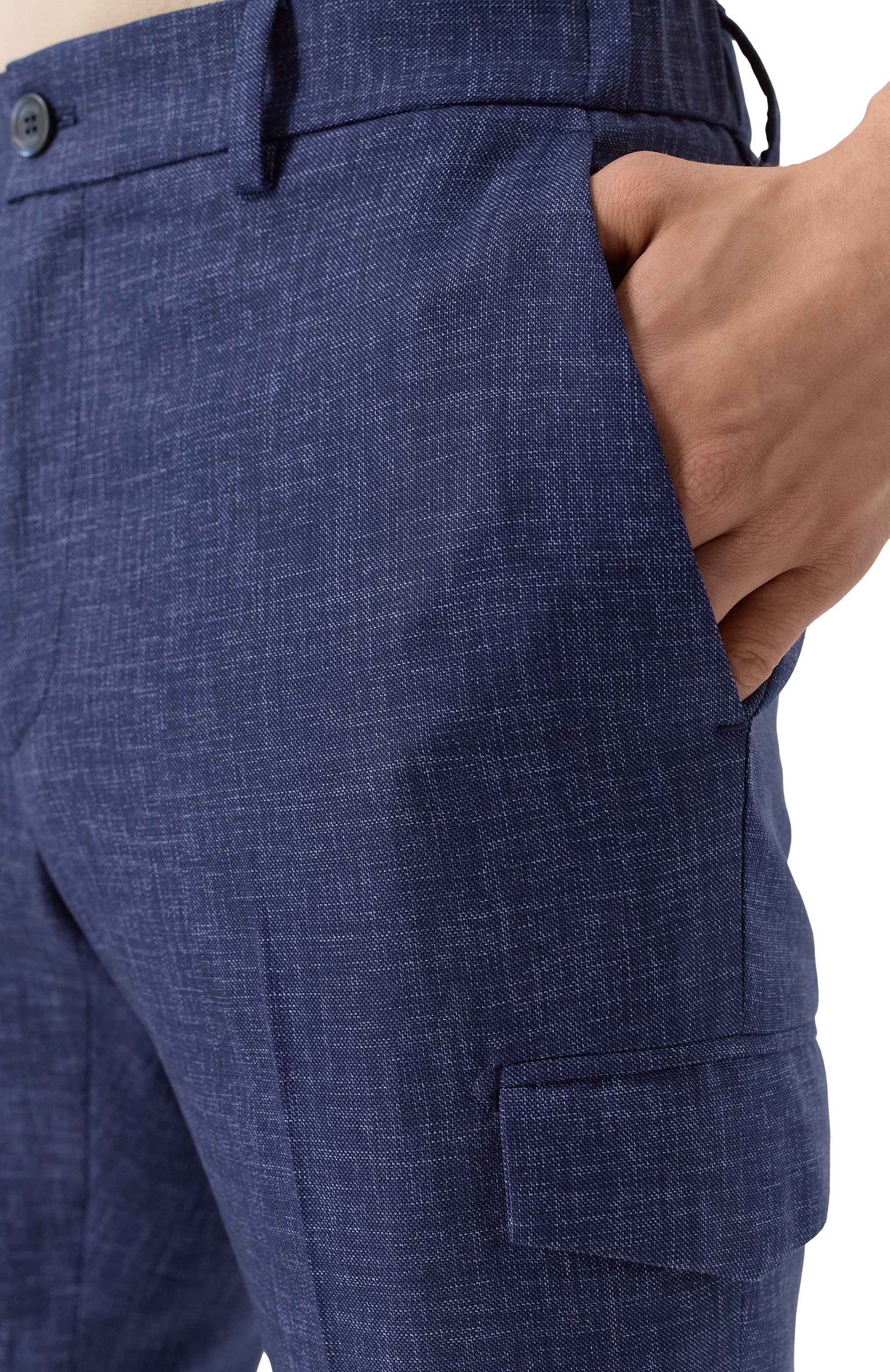 Шерстяные брюки-карго STEFANO RICCI, арт. M1T5100221/W0012Q, фото 5