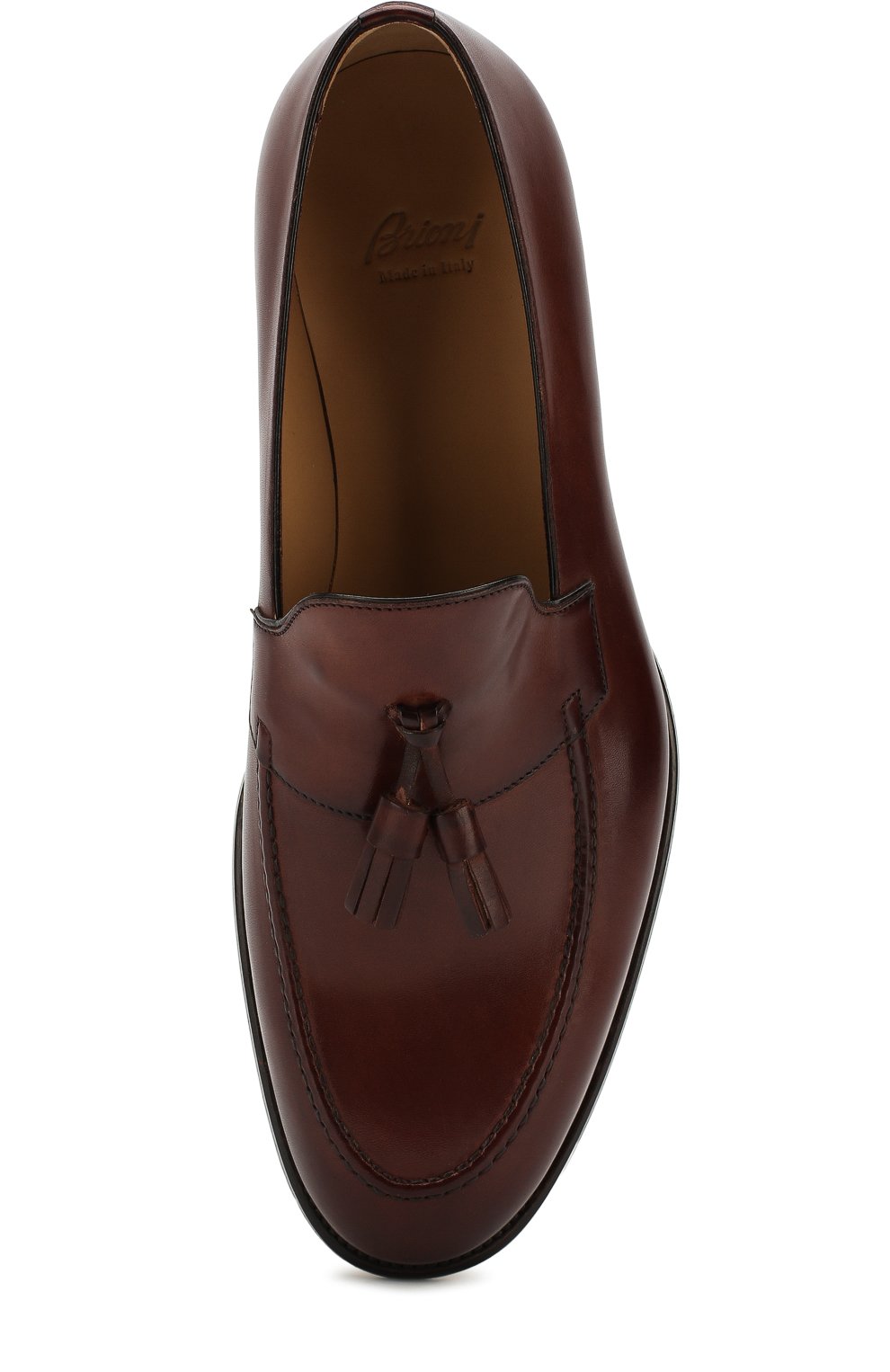 Кожаные лоферы с кисточками BRIONI, арт. QFCP0L/P6757, фото 5