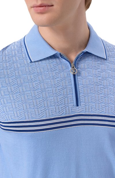 Поло из шелка и хлопка STEFANO RICCI, арт. K818117P31/F26283, фото 5